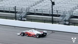 AV24 Autonomous Car Practice at Indianapolis Motor Speedway  Cavalier Autonomous Racing Team [upl. by Aihsinyt]