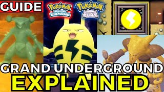 Grand Underground Guide Explained Pokemon Brilliant Diamond and Shining Pearl [upl. by Seluj]