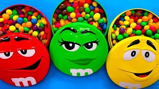 Satisfying Video  Rainbow Lollipops Candy Unpacking ASMR  Yummy Sweets Opening [upl. by Rehpotsrik]