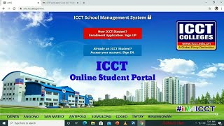 ICCT Online Student Portal [upl. by Mossolb]