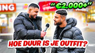 Hoeveel is jouw outfit waard Rotterdam Furkan YT Interview [upl. by Lewap]