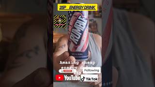 Cheapest energy drink in the uk 🇬🇧 25p what it lacked in price did it lack in qualitytrending fyp [upl. by Mori]