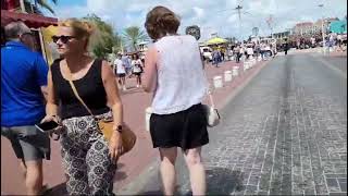 Willemstad Curacao Walking Tour Feb 2024 [upl. by Trin]