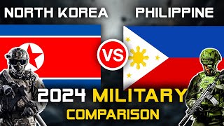 Philippine vs North Korea Military Power Comparison 2024  North Korea vs Philippine Military Power [upl. by Ofilia572]