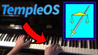 TempleOS Piano Risen Cover Explained [upl. by Bonne]