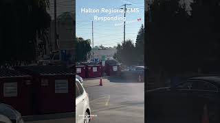 Halton Regional EMS Responding In Milton Ontario 🇨🇦 [upl. by Snowber]