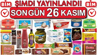 BİM İNDİRİMLERİ BU HAFTA  BİM 20 KASIM 26 KASIM  BİM AKTÜEL ÜRÜNLER  BİM KATALOĞU  BİM BU HAFTA [upl. by Htebarual]