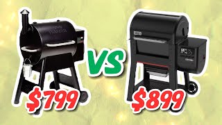 Traeger Pro 575 vs Weber Searwood 600 [upl. by Mehs]