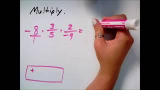 Signed fraction multiplication advanced [upl. by Aitsirt]