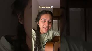 Snehithane cover  Darini Hariharan [upl. by Nataline]