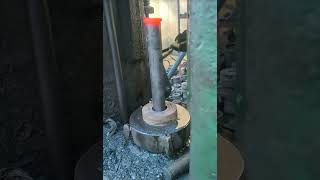 Making large bolt heads by forging 😎 [upl. by Easlehc]