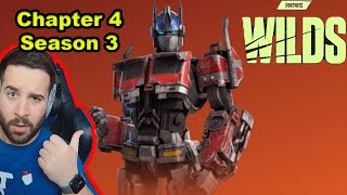 Transformers a Fortniteban   Fortnite Battle Pass ELSŐ REAKCIÓ  Chapter 4 Season 3 [upl. by Koeninger]