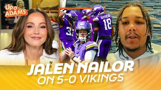 Jalen Nailor on Going 50 Beating Jets in London Learning from Jefferson Darnold Getting Respect [upl. by Siraved289]