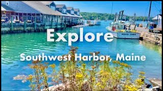 Explore southwest harbor Maine Lunch at Beals Lobster Pier [upl. by Carlen715]