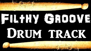 Filthy Groove  Rock Drum Track  80 BPM  Drum Beats for Bass Guitar Instrumental Beat 🥁 400 [upl. by Esmerolda82]