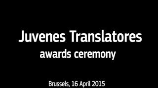 Juvenes Translatores Awards Ceremony [upl. by Sefton]