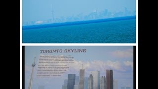 Lake Ontario is FLAT Fort Niagara NY to Toronto Nikon p900 [upl. by Raamaj]