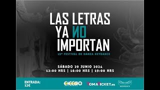 LAS LETRAS YA NO IMPORTAN  19º FESTIVAL DANZA KEYDANCE  JAZZ [upl. by Airdnna]