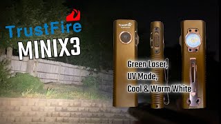 TrustFire MINIX3  Four Functions Flat EDC Flashlight trustfire trustfireflashlight [upl. by Tahp]