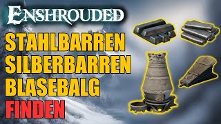 Stahlbarren Silberbarren und den Hochofen in Enshrouded Patch 4 finden [upl. by Atikat234]