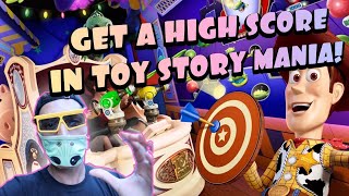 HOW TO GET A HIGH SCORE IN TOY STORY MANIA  Disneys Hollywood Studios Reopening [upl. by Auberbach929]