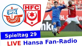 Frühes Tor reicht  Hansa 10 Halle  Spieltag 29  HansaRadio  Rostocker Fankurve [upl. by Nwadahs]