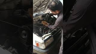 Corolla 86 engine oil change [upl. by Bazil788]