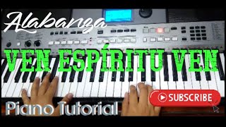 Ven Espíritu Ven Piano Tutorial Fácil [upl. by Airotkciv]