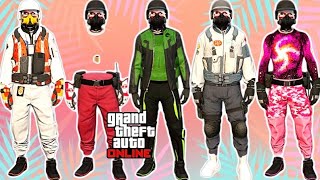 GTA 5 ONLINE  12 COMO OBTER VÁRIOS TRAJES MASCULINOS TRYHARD MODDED PELO MODO CRIADOR [upl. by Harahs]