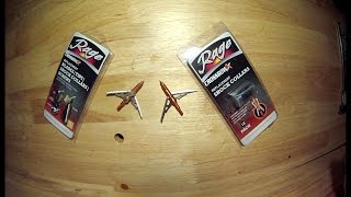 Rage Crossbow X Broadhead Blade Replacement [upl. by Dolf599]