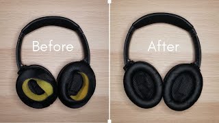 How to Replace Bose QC35 Ear Pad Cushions [upl. by Rabin]