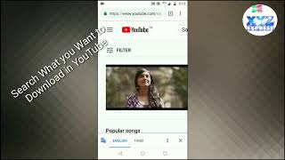 How to Download YouTube videoIn MobileSimple Tricks by Editing URL in Browsers [upl. by Liatris]