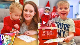 MAGICAL CHRISTMAS MAILBOX ELF SURPRISE ✨ Mailing Letters to Santa 🎅🏻 [upl. by Maxama]