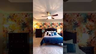 Wallpaper Master Bedroom Glow Up renovation diy wallpaper home bedroom glowup remodel [upl. by Lemmuela989]