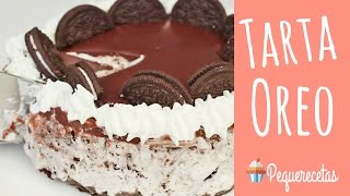 TARTA OREO SIN HORNO  RECETA FÁCIL  PEQUERECETAS [upl. by Neirda198]