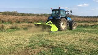 Niubo FASTER 280 Mulcher at work [upl. by Nyrol687]