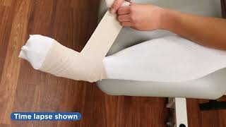 Lymphedema wrapping  leg solo [upl. by Kurtzman]