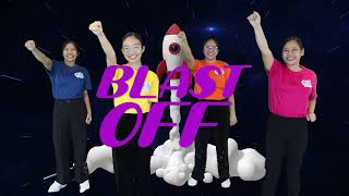 BLAST OFF  Worship Video for Kids [upl. by Eelorac351]