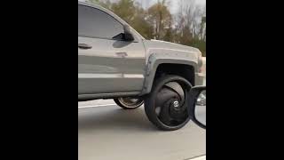 Chevy Silverado Truck on 32s DUB Floaters Ridin [upl. by Anytsirhc]