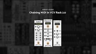 VCV Rack 2 Pro  Ableton Live 11  Chaining MIDI [upl. by Aslin182]