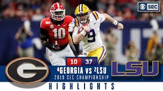 2019 SEC Championship Highlights 2 LSU dominates 4 Georgia  CBS Sports [upl. by Eseenaj446]