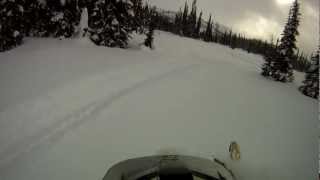 Snowmobiling in Sicamous BC 2012 [upl. by Ziegler]