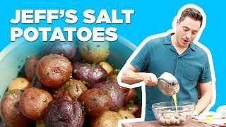 Jeff Mauro Makes Salt Potatoes with Butter and Chives  The Kitchen  Food Network [upl. by Santini]