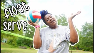 How To Float Serve A Volleyball For Beginners [upl. by Aimekahs]