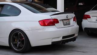 BMW E92 M3  Full Akrapovic GT4 Exhaust [upl. by Fitzhugh]