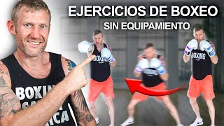 4 Ejercicios de Boxeo SIN EQUIPAMIENTO para entrenar en casa [upl. by Kiki]