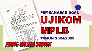 Pembahasan Soal UKK MPLB Filing Sistem Subyek [upl. by Bar]