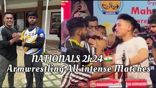 Benjamin and Denic intense Matches In Nagpur at Armwrestling Nationals🇮🇳🥊 Who becomes COC 🥴 [upl. by Etna521]