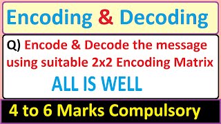 Encoding and Decoding  Encode and Decode  What is Encoding and Decoding [upl. by Kcira]