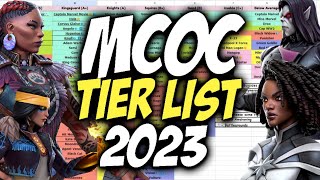 MCOC Tier List  Best Champions In Marvel Contest Of Champions  2023 [upl. by Massarelli]